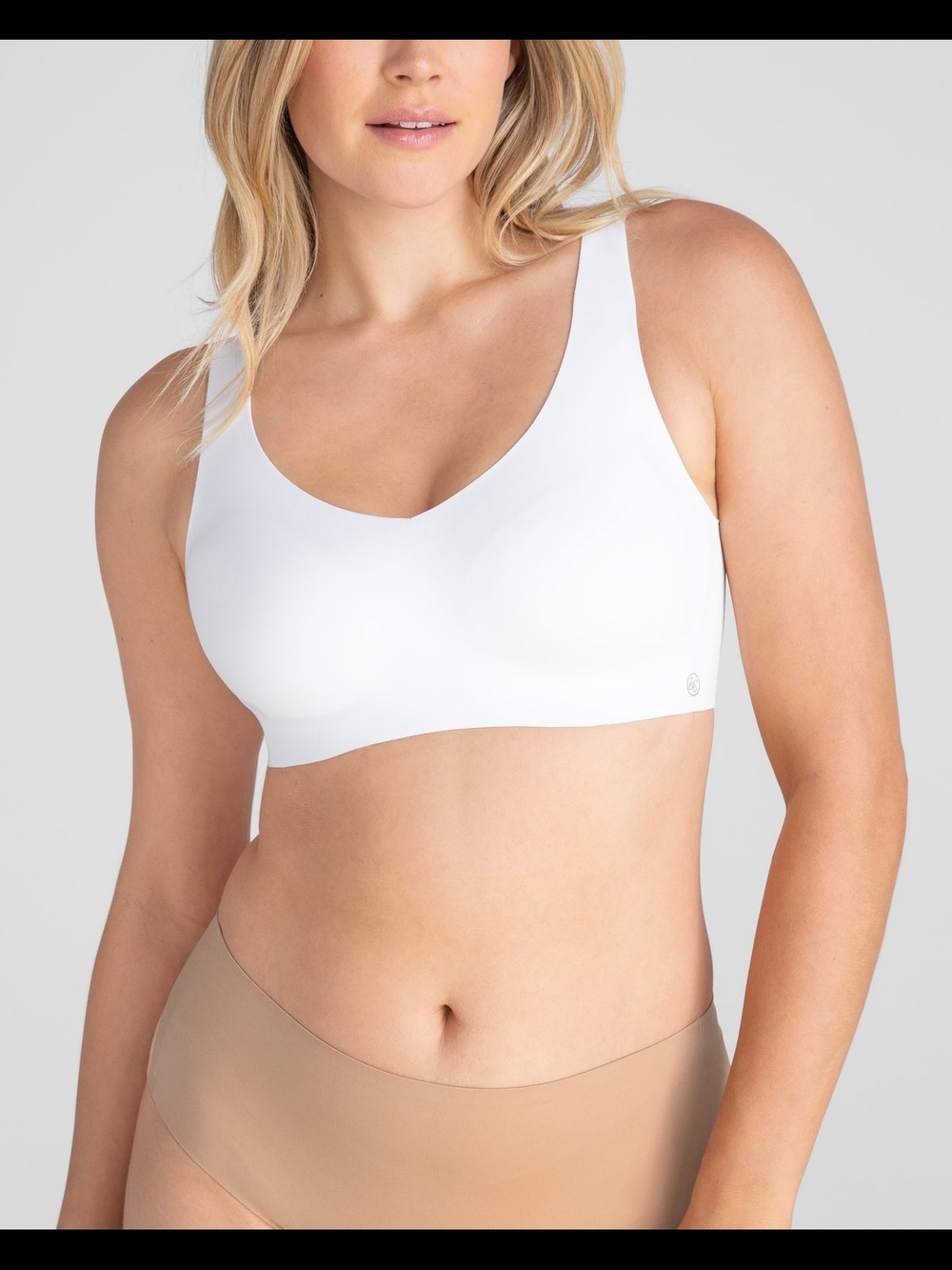 Honeylove V-Neck Smooth Support Bra In White Size 3X New
